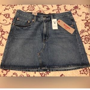 levi's deconstructed skirt